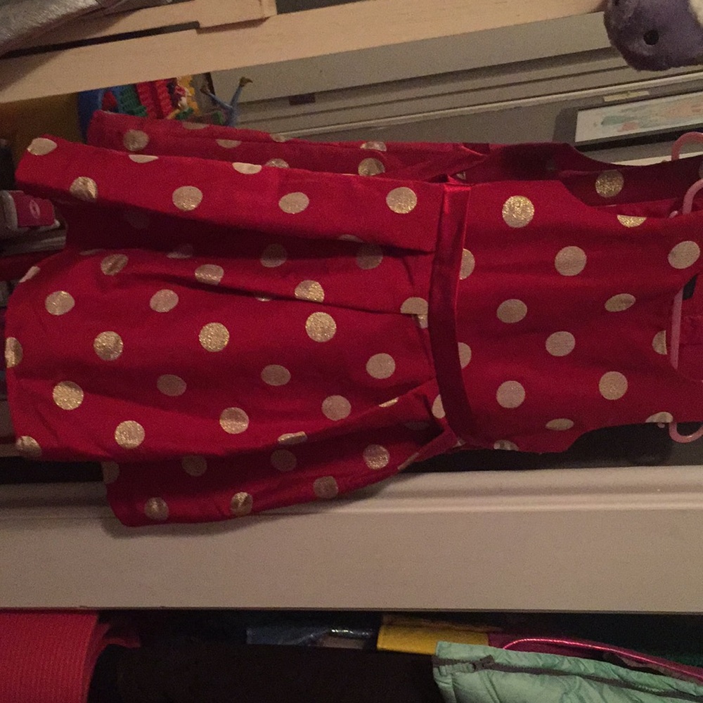 Red holiday dress
